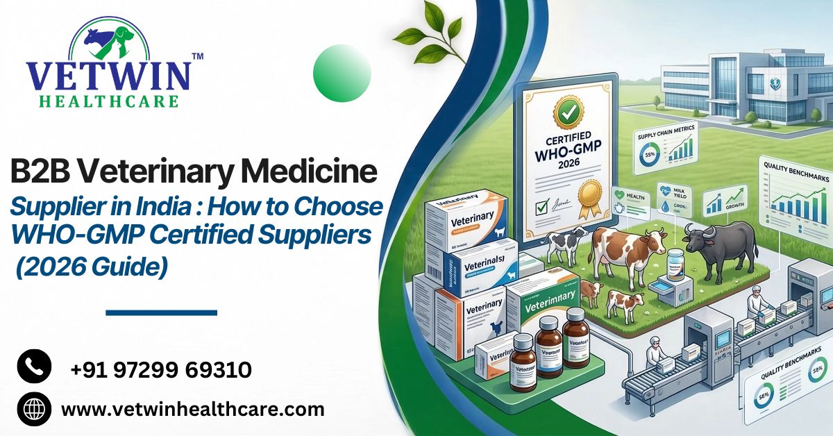B2B Veterinary Medicine Supplier India: How to Choose WHO-GMP Certified Suppliers (2026 Guide)