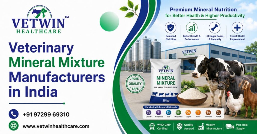 Veterinary Mineral Mixture Manufacturers in India Complete Buyer’s Guide 