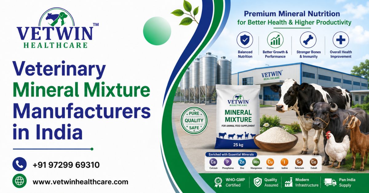 Veterinary Mineral Mixture Manufacturers in India Complete Buyer’s Guide 