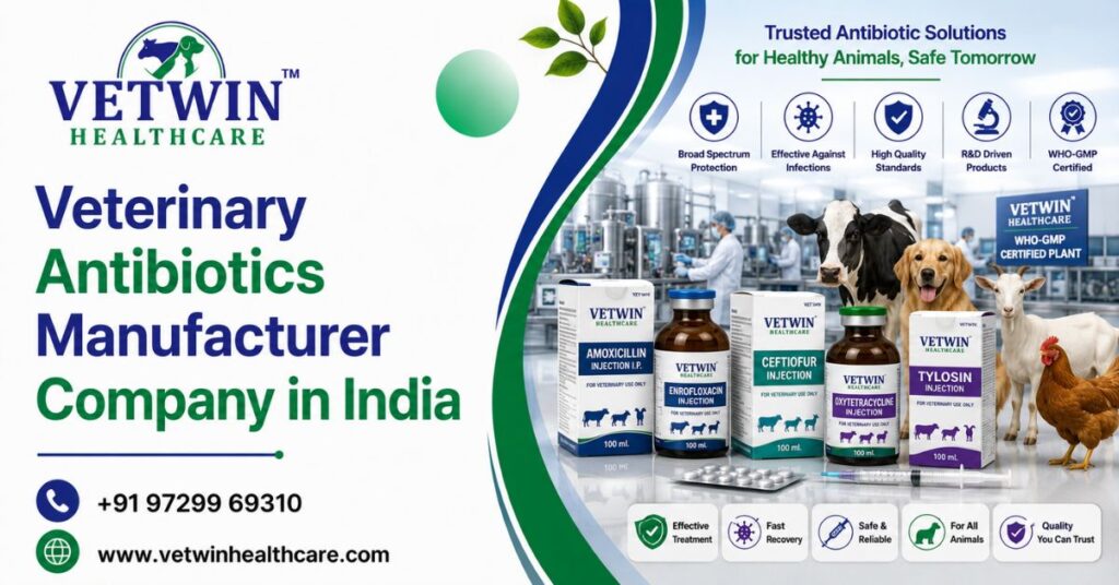 Veterinary Antibiotics Manufacturer Company in India (2026 Guide) 