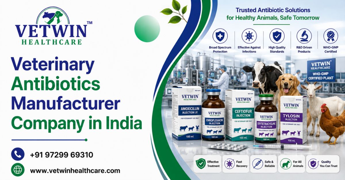 Veterinary Antibiotics Manufacturer Company in India (2026 Guide) 