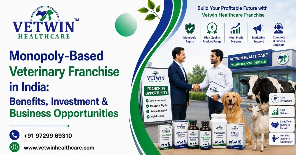 Monopoly-Based Veterinary Franchise in India Benefits, Investment & Business Opportunities (1)